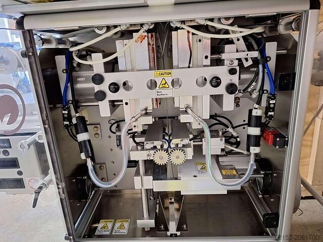 Máquina Automática de Embalagem Form-Fill Seal Quickpouch com Impressora Videojet Dataflex para Quic Quickpouch