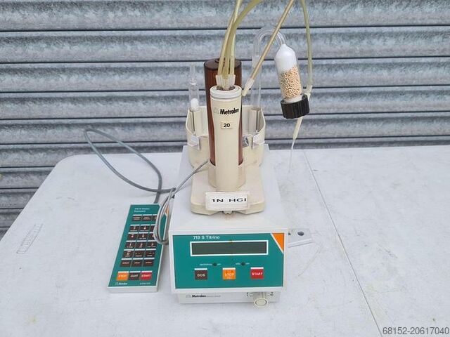 Metrohm 719S Titrino med 20 ml burette og 728 omrører. Metrohm 719S Titrino