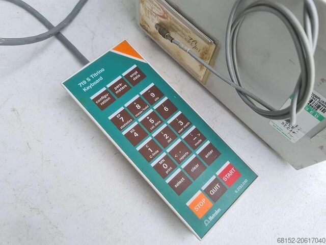 Metrohm 719S Titrino med 20 ml burette og 728 omrører. Metrohm 719S Titrino