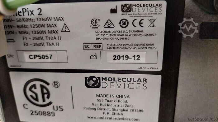 Molecular Devices ClonePix 2 2019 with Compressor Molecular Devices ClonePix 2