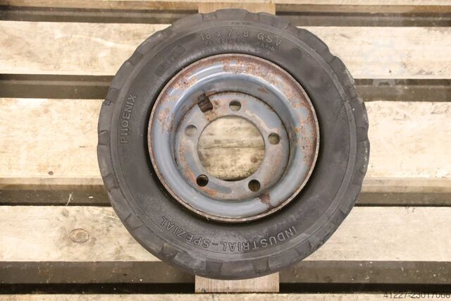 Vollgummi Reifen 2 Stück Phoenix Contact 18x7-8  GSV  4.33 R-8