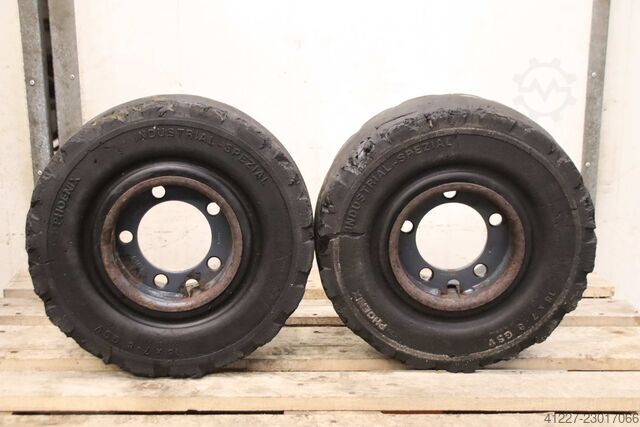 Vollgummi Reifen 2 Stück Phoenix Contact 18x7-8  GSV  4.33 R-8