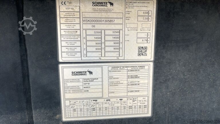 自卸拖车 Schmitz Cargobull SGF S2