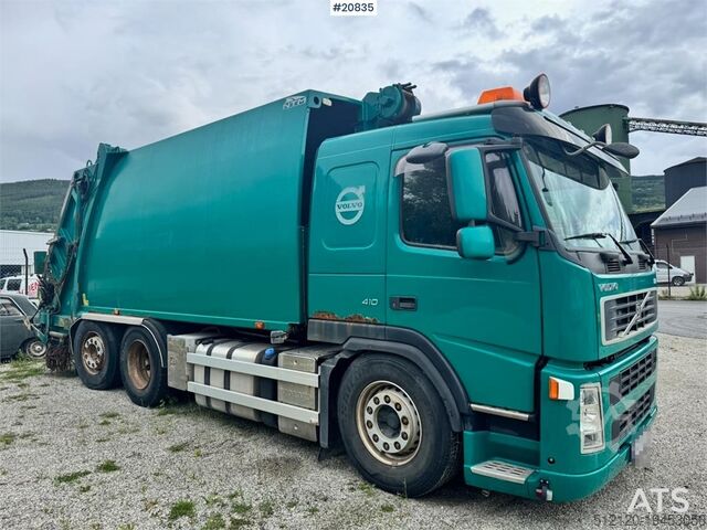 Автомобиль для сбора мусора Volvo FM410 6x2 1 chamber Compactor truck.