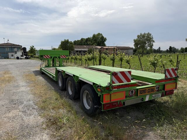 Lowbed semitrailer for transportation of construction machinery COMETTO SS38P Teleskop-Tieflader 13.29m-16.79m