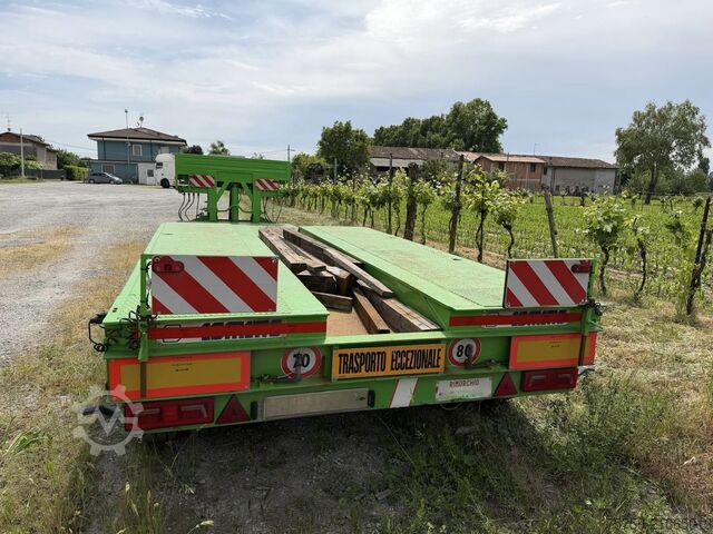 Lowbed semitrailer for transportation of construction machinery COMETTO SS38P Teleskop-Tieflader 13.29m-16.79m