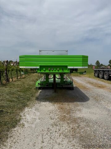 Lowbed semitrailer for transportation of construction machinery COMETTO SS38P Teleskop-Tieflader 13.29m-16.79m