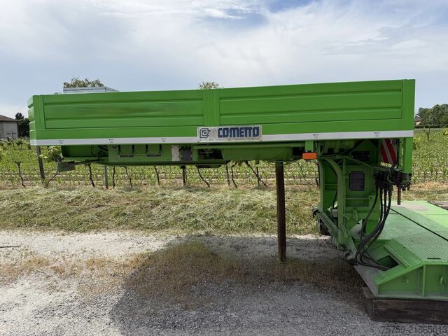 Lowbed semitrailer for transportation of construction machinery COMETTO SS38P Teleskop-Tieflader 13.29m-16.79m