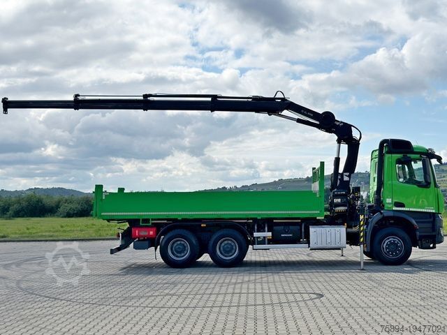 Truk jungkit MERCEDES-BENZ AROCS 2636 * HIAB 122 ES - 3 HIPRO *  6x4