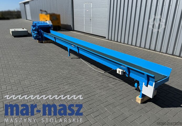 Houtversnipperaar / shredder met transportband Rudnick & Enners TH 150/400/3