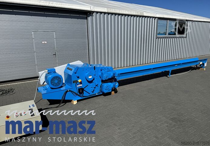 Houtversnipperaar / shredder met transportband Rudnick & Enners TH 150/400/3