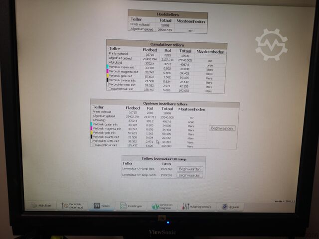 Digitaldruckmaschine Oce canon 318 GL+Wit en rollenfunctie