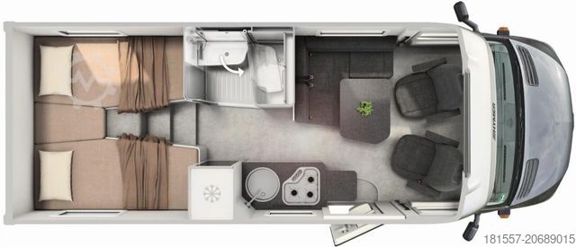 Camper semintegrato HYMER/ERIBA ML-T CrossOver 570 31.701,- sparen,Delta,Autark