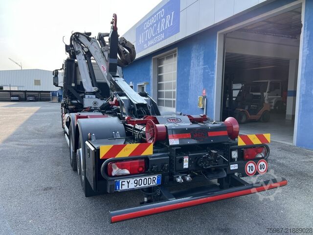 Camion ampliroll avec grue Iveco Stralis 480