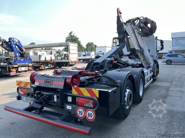 Camion ampliroll avec grue Iveco Stralis 480
