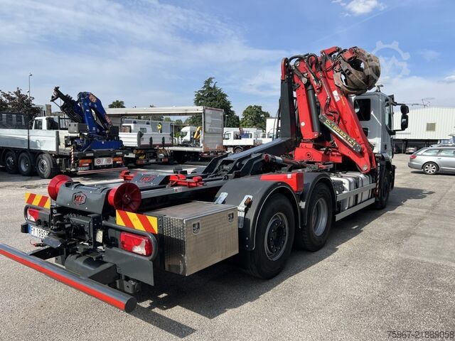 Camion ampliroll avec grue Iveco Stralis 480