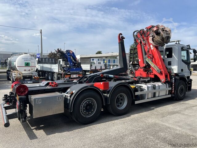 Camion ampliroll avec grue Iveco Stralis 480