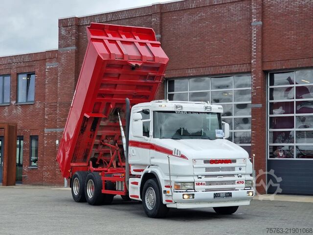 Trukkabíll Scania T124-470 6x2 - Tipper - Manual gearbox - Full s...