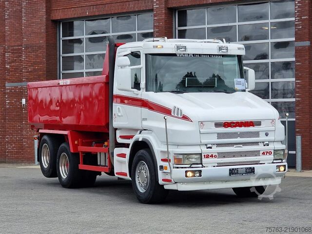 Trukkabíll Scania T124-470 6x2 - Tipper - Manual gearbox - Full s...
