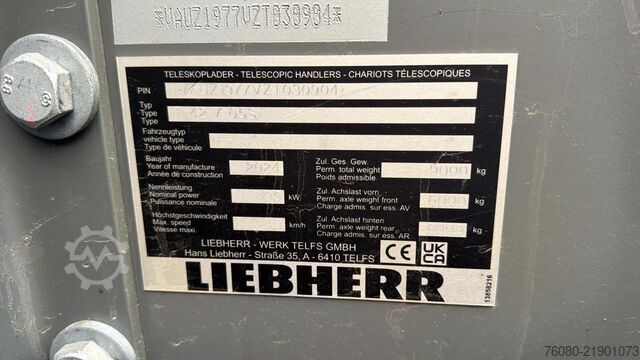 Cargadora telescópica Liebherr T42-7S (INCL BUCKET / BE MACHINE / LIKE NEW / 7...