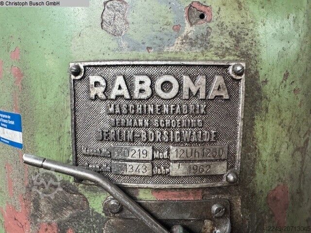 Radial Drilling Machine - Universal RABOMA 12UH1250