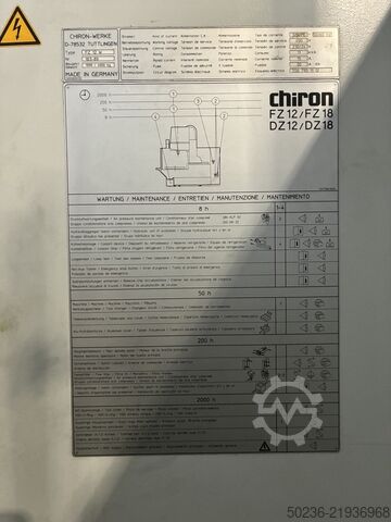 Trung tâm gia công đứng CHIRON FZ 12 W