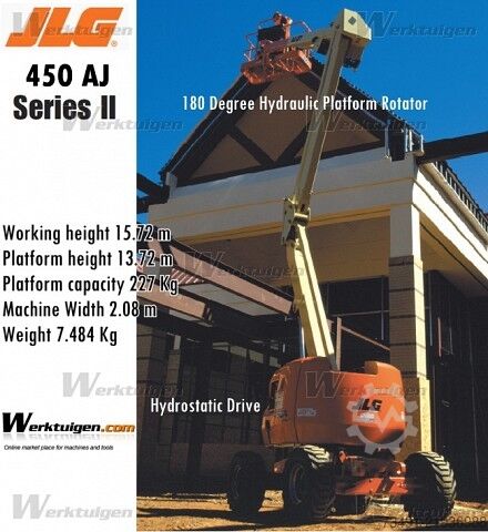 Piattaforma a pantografo JLG 450AJ Diesel Allrad 16m