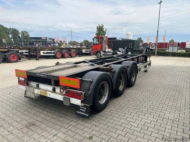 Konteineru pārvadājumi TURBOS HOET Turbo's Hoet 20FT HC GOOSENECK ADR CHASSIS / BP...