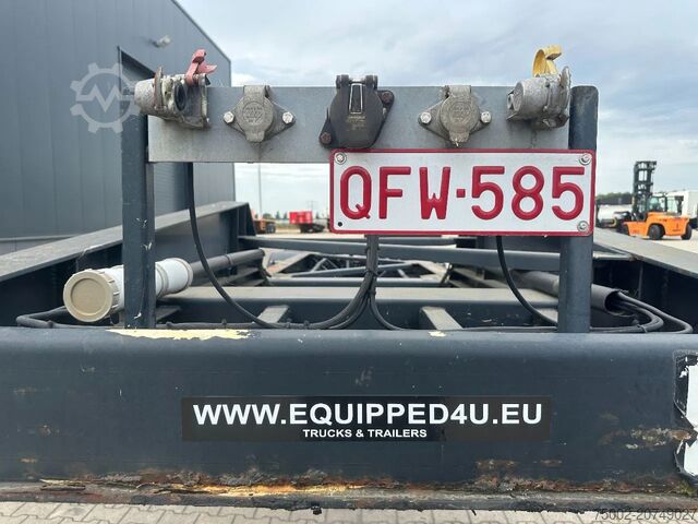 Konteineru pārvadājumi TURBOS HOET Turbo's Hoet 20FT HC GOOSENECK ADR CHASSIS / BP...