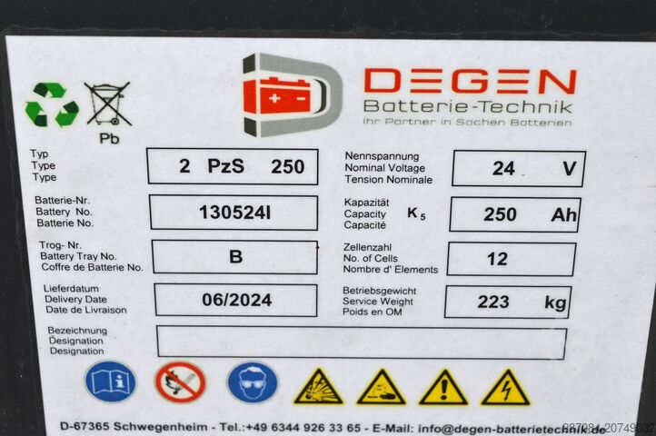 Palešu krāvējs Jungheinrich EJD 222