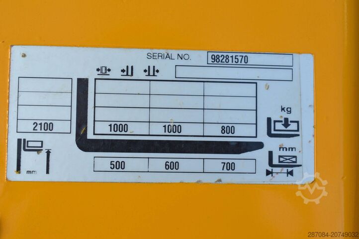 Palešu krāvējs Jungheinrich EJD 222
