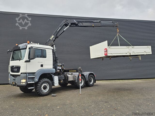 MAN TGS 26.480 6x6 / HIABクレーン / トラクター+ボックストラック MAN TGS 26.480 6x6 / HIAB CRANE / TRACTOR + BOX TRUCK