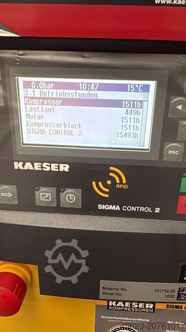 Screw compressor with refrigeration dryer Kaeser SM 13