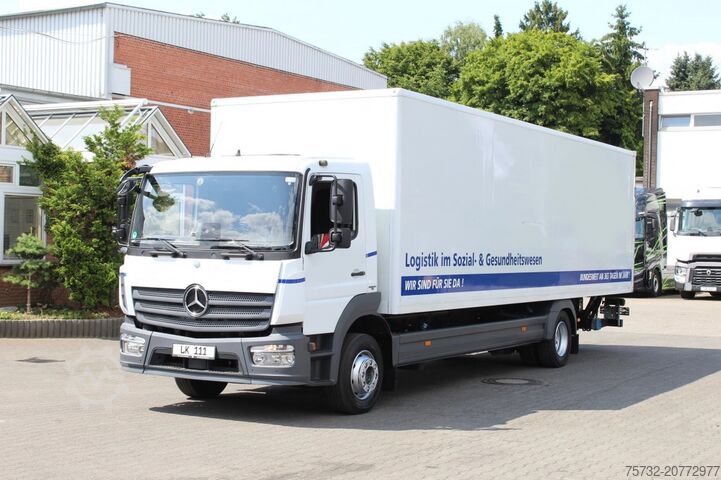 ボックス型トラック Mercedes-Benz Atego 1321 E6  Koffer Klima Kamera LBW Nur 85 Tkm