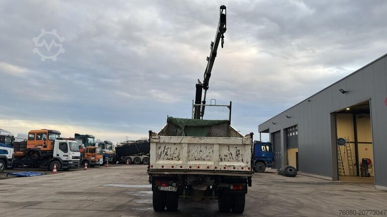 Basculantă cu macara Volvo FL 6-18 (MANUAL PUMP / CRANE HIAB 090 / STEEL S...