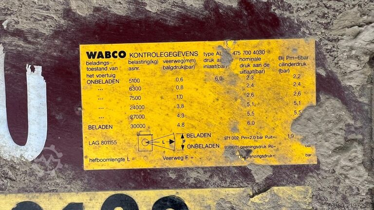 Rimorchio della piattaforma LAG 0-3-39 LT (TAMBOURS / DRUM BRAKES / REMORQUE BE...