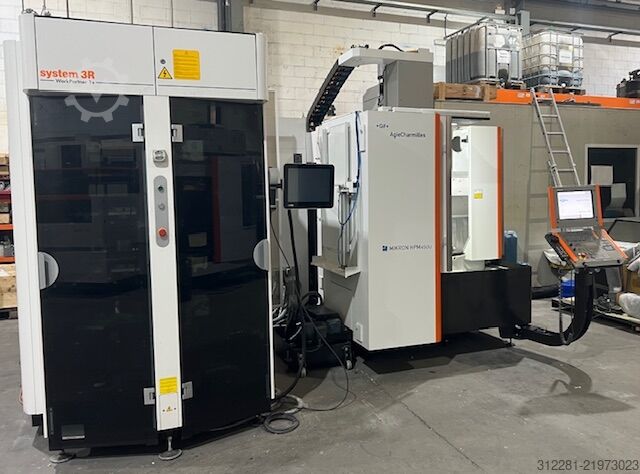 Centre d’usinage universel 5 axes MIKRON HPM 450U +SYSTEM 3R WORKPARTNER