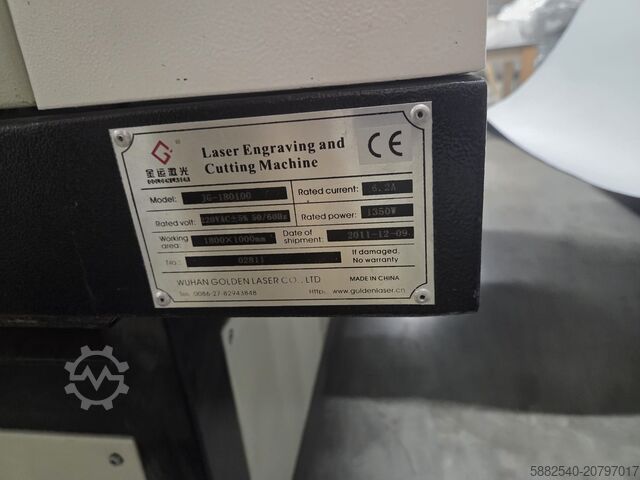 лазерный станок для резки Wuhan Golden Laser JG-180100