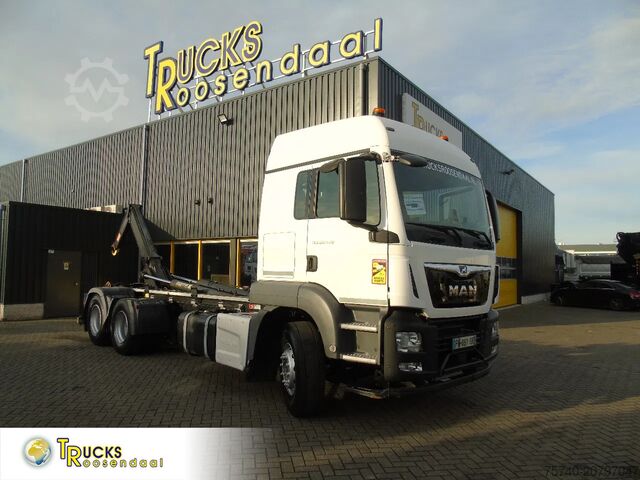 Sistem lengan pengait MAN TGS 28.470 + 20T hook + 6x2