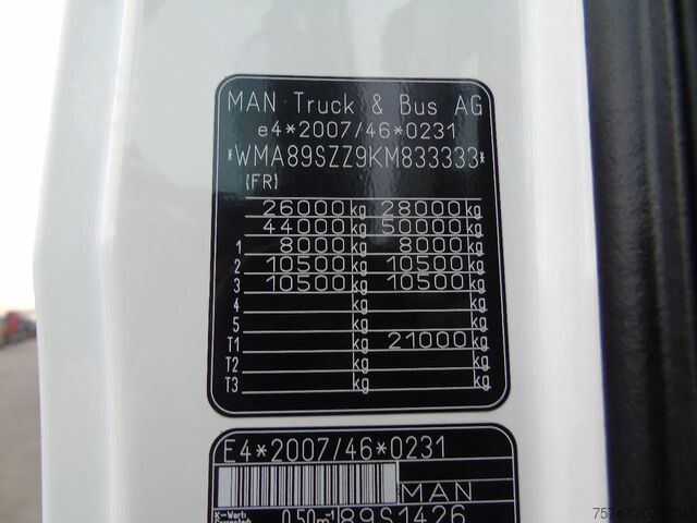 Sistem lengan pengait MAN TGS 28.470 + 20T hook + 6x2