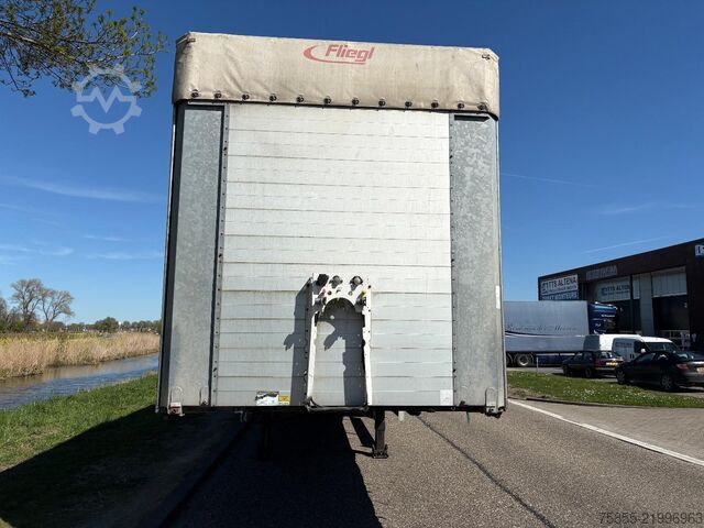 Schiebeplanen Fliegl SDS 350 Lift-Axle / BPW Disc / NEW APK-TÜV / NL...