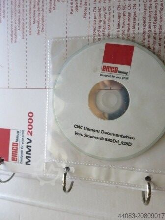 Pionowe centrum obróbcze Emco MMV 2000