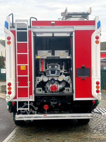 Ugunsdzēsēju transportlīdzeklis, ugunsdzēsēju automašīna ar komandu Iveco FF110E25 Magirus Löschfahrzeug LF 10