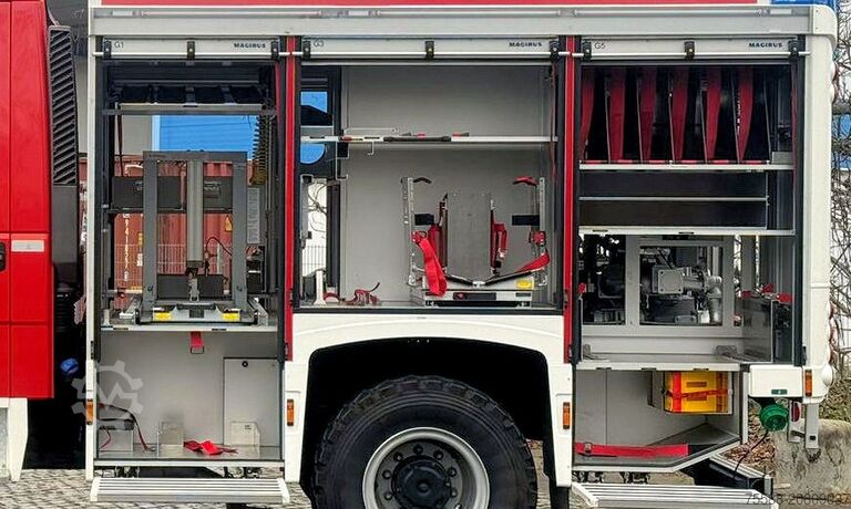 Ugunsdzēsēju transportlīdzeklis, ugunsdzēsēju automašīna ar komandu Iveco FF110E25 Magirus Löschfahrzeug LF 10