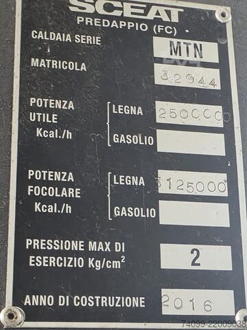 отопление SCEAT 2.500.000 K.CAL./H MTN