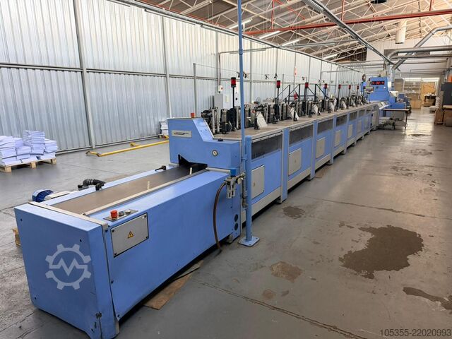 Perfect binding line with gauzing MÜLLER MARTINI ‘Acoro A5’ Perfect Binding Line