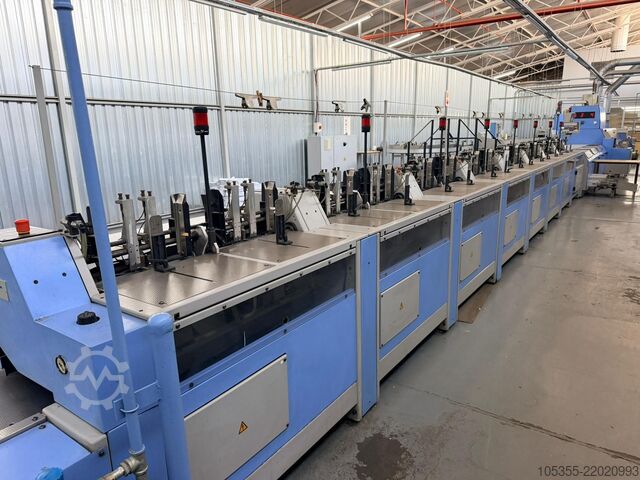 Perfect binding line with gauzing MÜLLER MARTINI ‘Acoro A5’ Perfect Binding Line