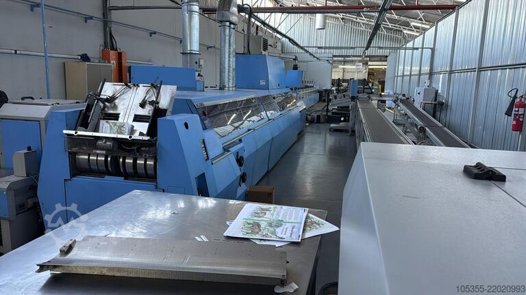 Perfect binding line with gauzing MÜLLER MARTINI ‘Acoro A5’ Perfect Binding Line