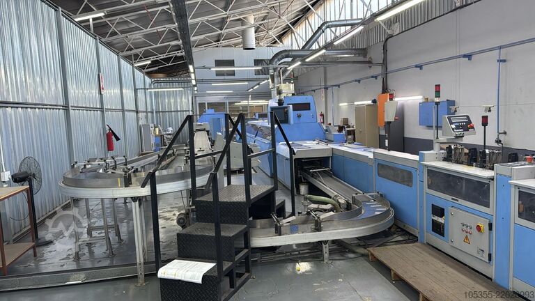 Perfect binding line with gauzing MÜLLER MARTINI ‘Acoro A5’ Perfect Binding Line