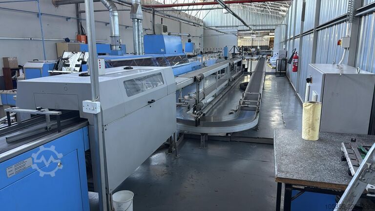Perfect binding line with gauzing MÜLLER MARTINI ‘Acoro A5’ Perfect Binding Line